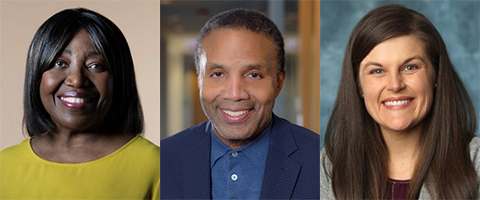 Distinguished alums McKoy, Henderson, and Kruse