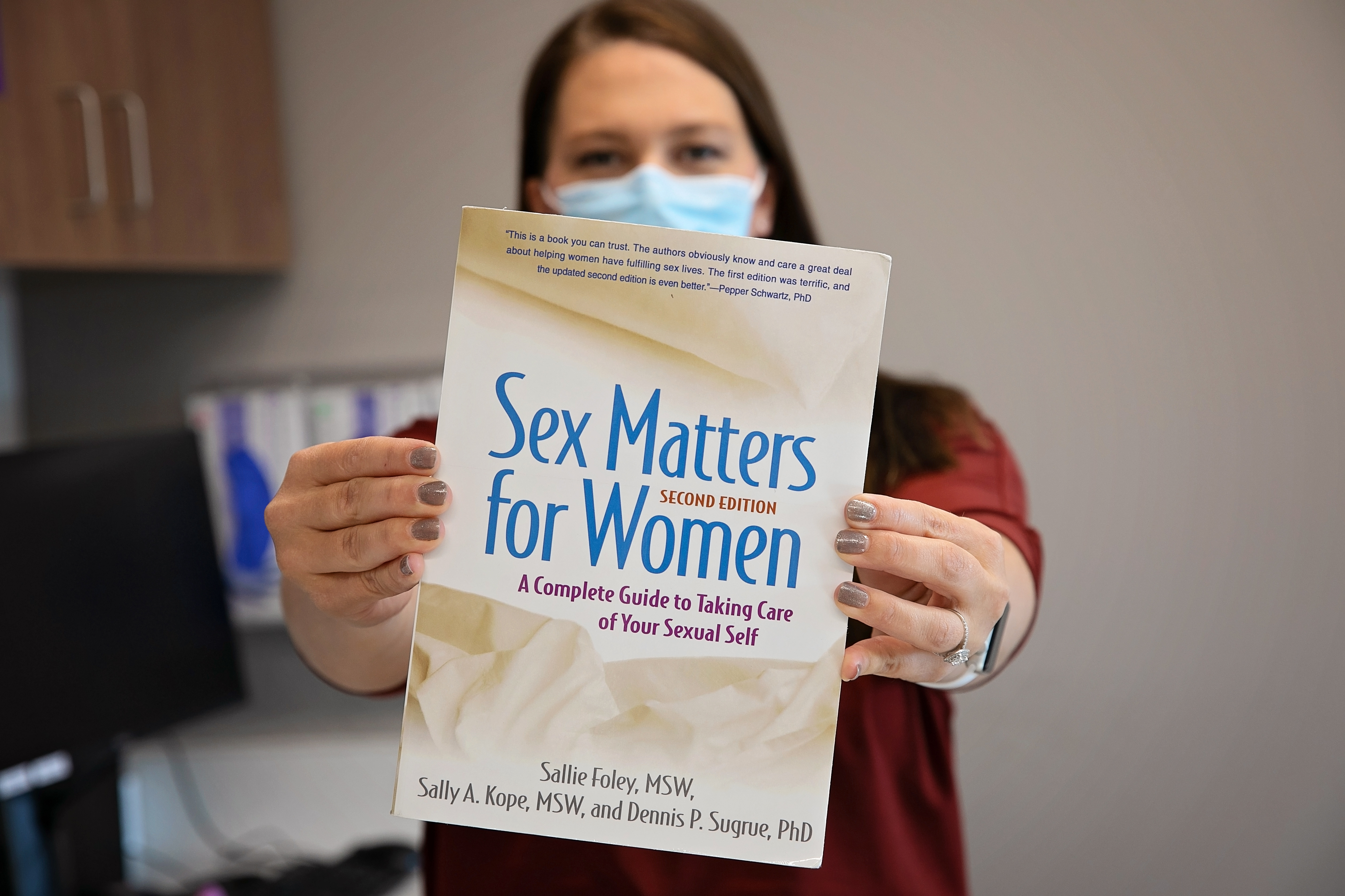 Caswell with Sex Matters for Women book