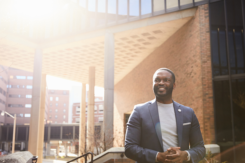 Simon visited SIU in March 2024.