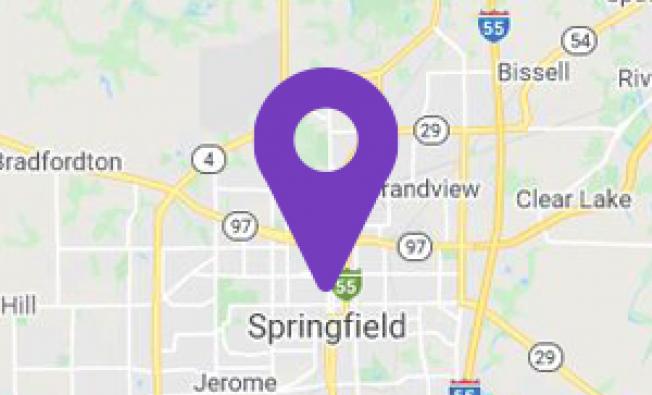 map of springfield