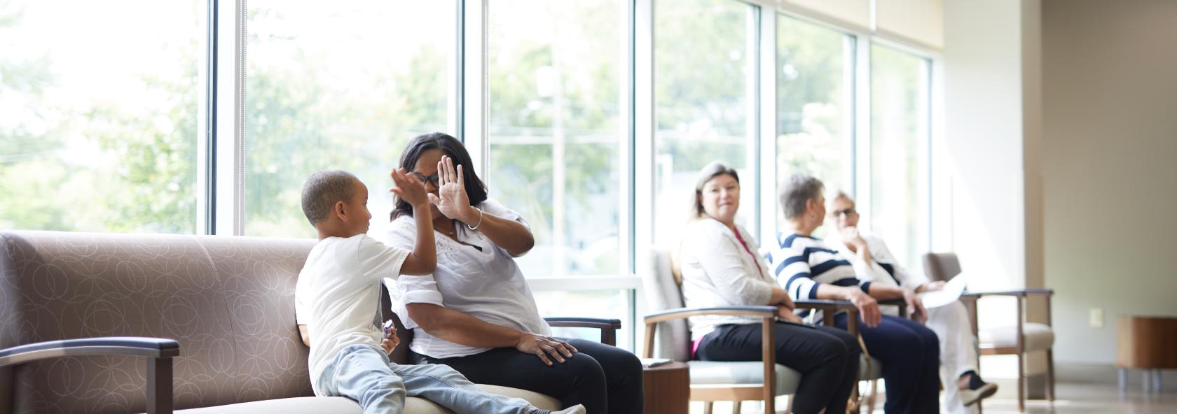 SIU Medicine Patients in waiting room