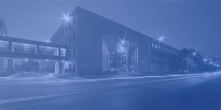 aerial blue siu medicine campus 801 building