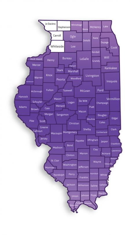 Telehealth Services Map