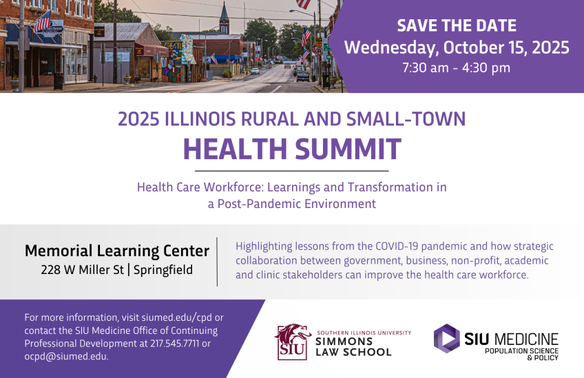 Save the date for the 2025 Rural Health Summit